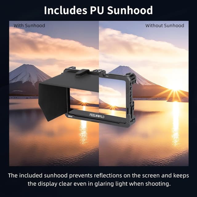 Detalle 2 de Nitze Monitor Cage Kit JT-F05B für Feelworld F5 PRO/F5 PROX sowie F6 PLUS/F6 PLUSX