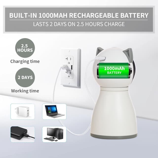 Thumbnail 3 de Petiepaw Jouet pour Chat 1000 mAh đź”´