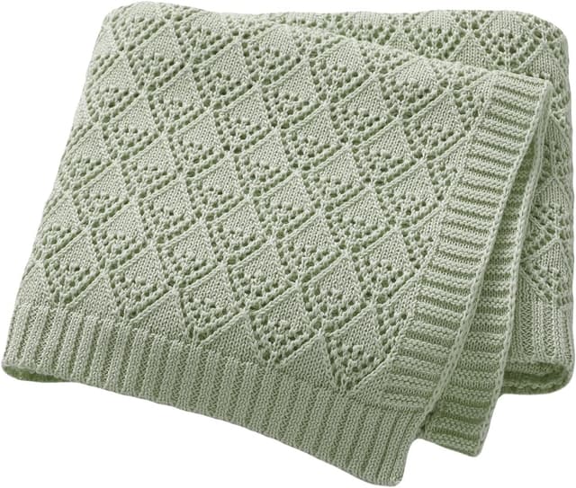 Detalle de Cellular baby blanket 100 x 80cm cotton
