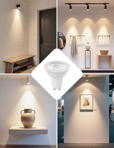 Detalle 2 de Lepro Bombilla LED GU10 Blanco Natural 4000K 6W (equiv. 80W) 630 lm, 38° no regulable, pack 4