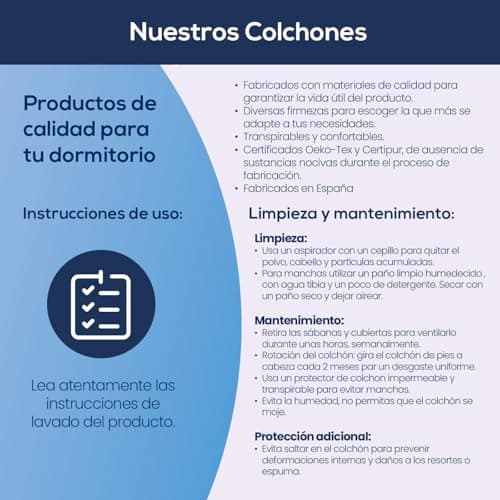 Thumbnail 6 de Duérmete Online Colchón Viscoelástico 20 cm