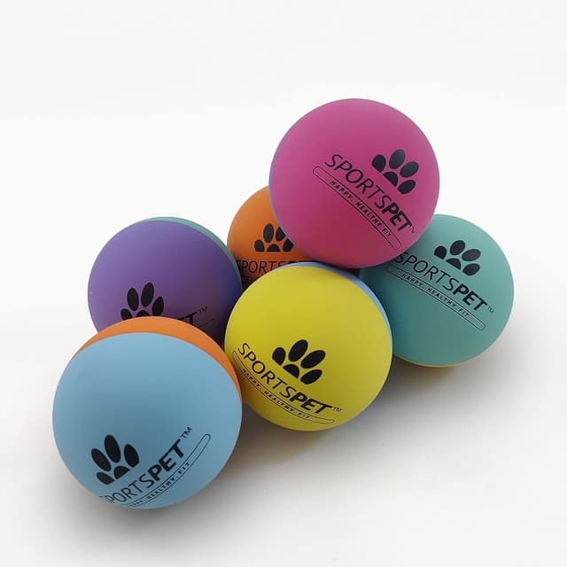 Detalle de SPORTSPET High Bounce Dog Balls 60mm pack