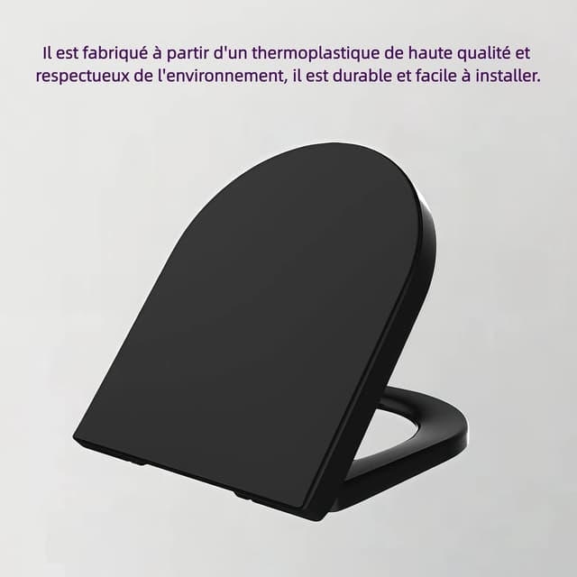 Thumbnail 6 de Solng Aldoih abattant WC frein de chute