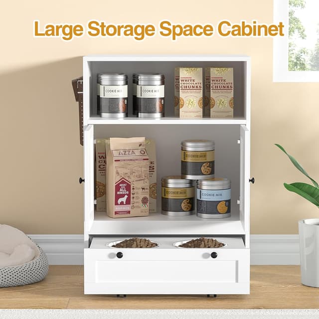 Detalle 1 de Skokliz 82cm high dog feeding station