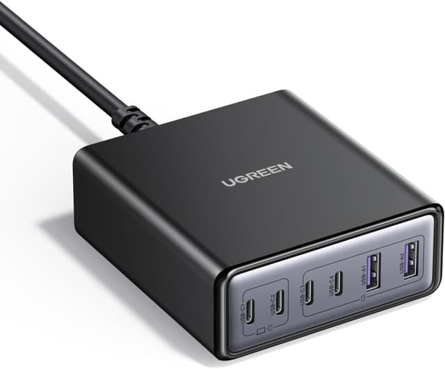 Detalle de UGREEN 100W USB C Ladegerät 6‑Port