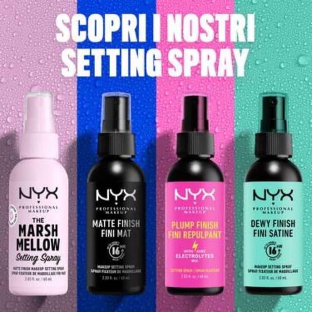 Thumbnail 6 de NYX Professional Makeup Setting Spray, formula fissante leggera a lunga tenuta, finish matte, 60 ml