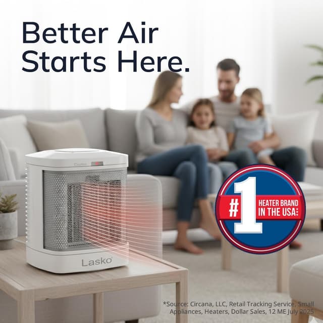 Thumbnail 1 de Lasko CD08200 Ceramic Space Heater 1500W