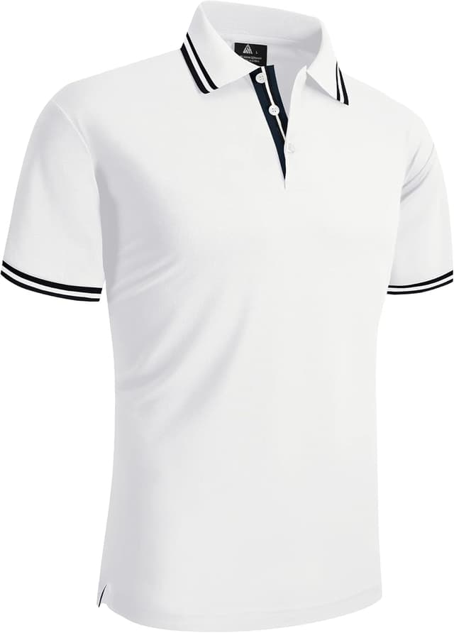 Detalle 2 de SwissWell Polo Homme manches courtes golf respirant à séchage rapide (polo de sport été)
