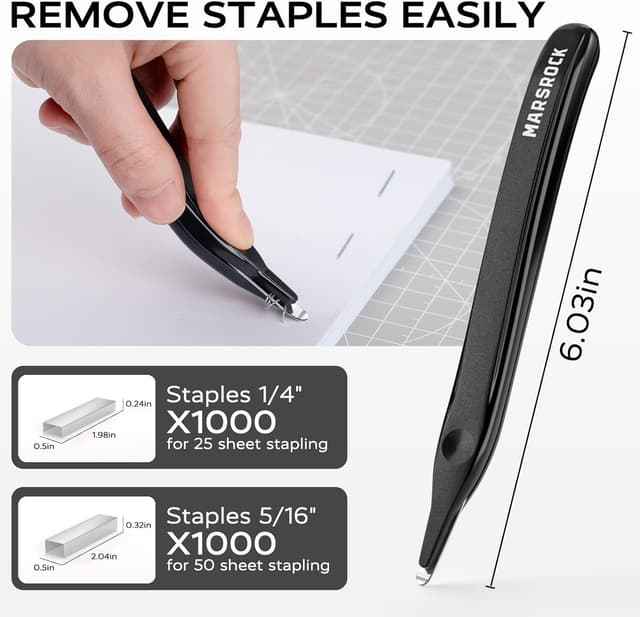 Thumbnail 4 de Effortless Heavy Duty Desktop Stapler 40‑sheet