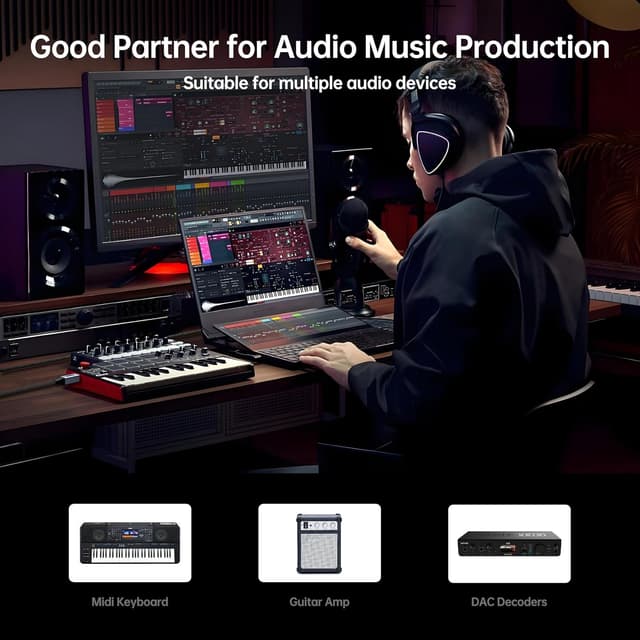 Thumbnail 4 de BENFEI Cavo USB B a USB C 2 m