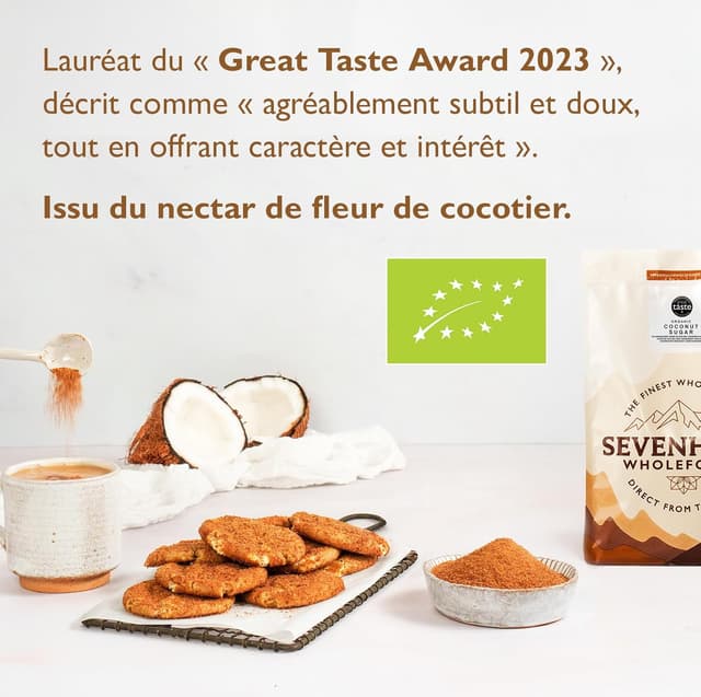 Thumbnail 3 de Sevenhills Wholefoods sucre de fleur de coco 1kg 🍯