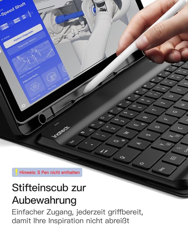 Thumbnail 5 de Inateck Hülle Tastatur Galaxy Tab A9 Plus 11 Zoll