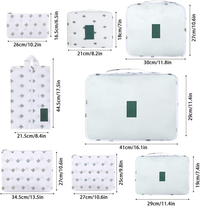 Detalle 2 de Coolzon Organizer Valigie Viaggio 8 Pezzi