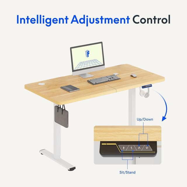 Detalle 2 de FLEXISPOT 160x60cm Escritorio Elevable Eléctrico🖥