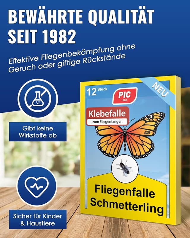 Detalle 2 de PIC Fliegenfalle Innenbereich 12er für Fenster