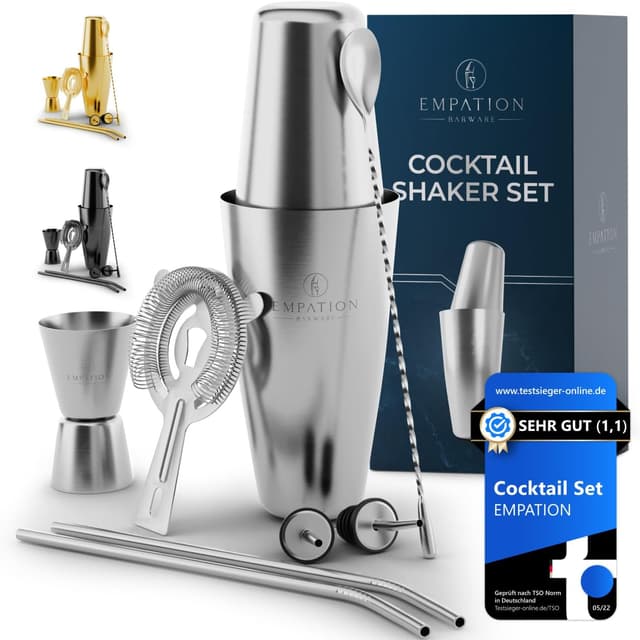 Imagen de EMPATION Cocktail Shaker 8-teiliges Set 825 ml en OfertitasTOP