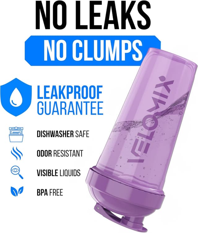 Detalle de Protein shaker 2 pack 828ml VELOMIX