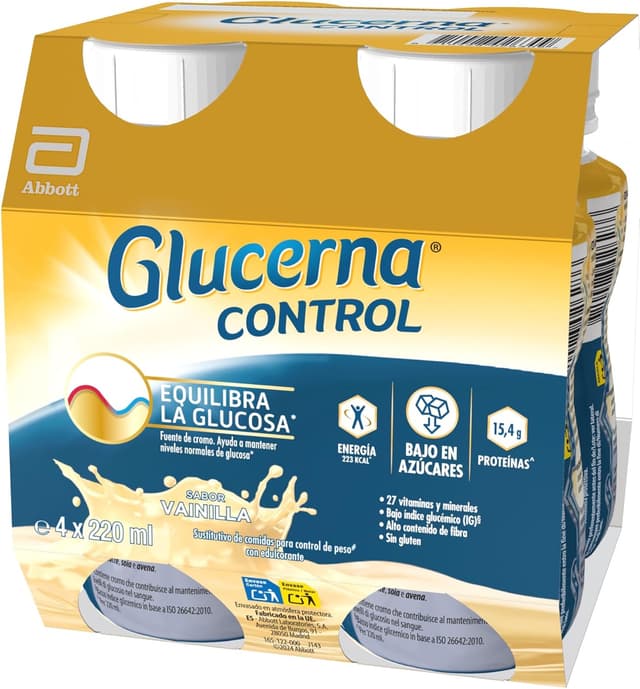 Imagen de Glucerna Control sabor vainilla 4x220ml en OfertitasTOP