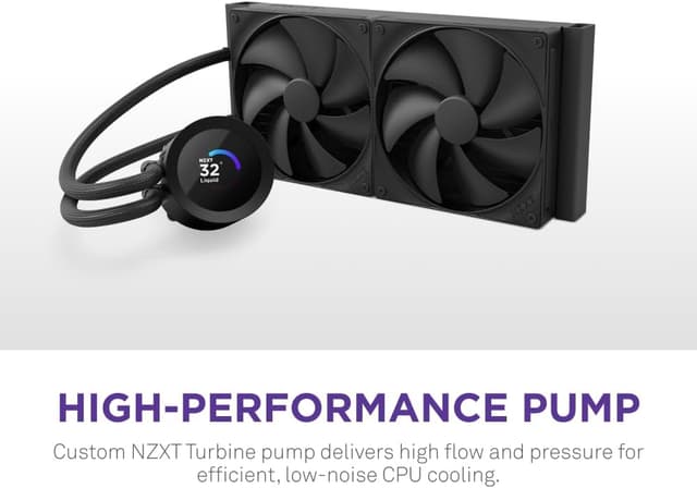 Detalle de NZXT Kraken Plus 240 AIO liquid cooler