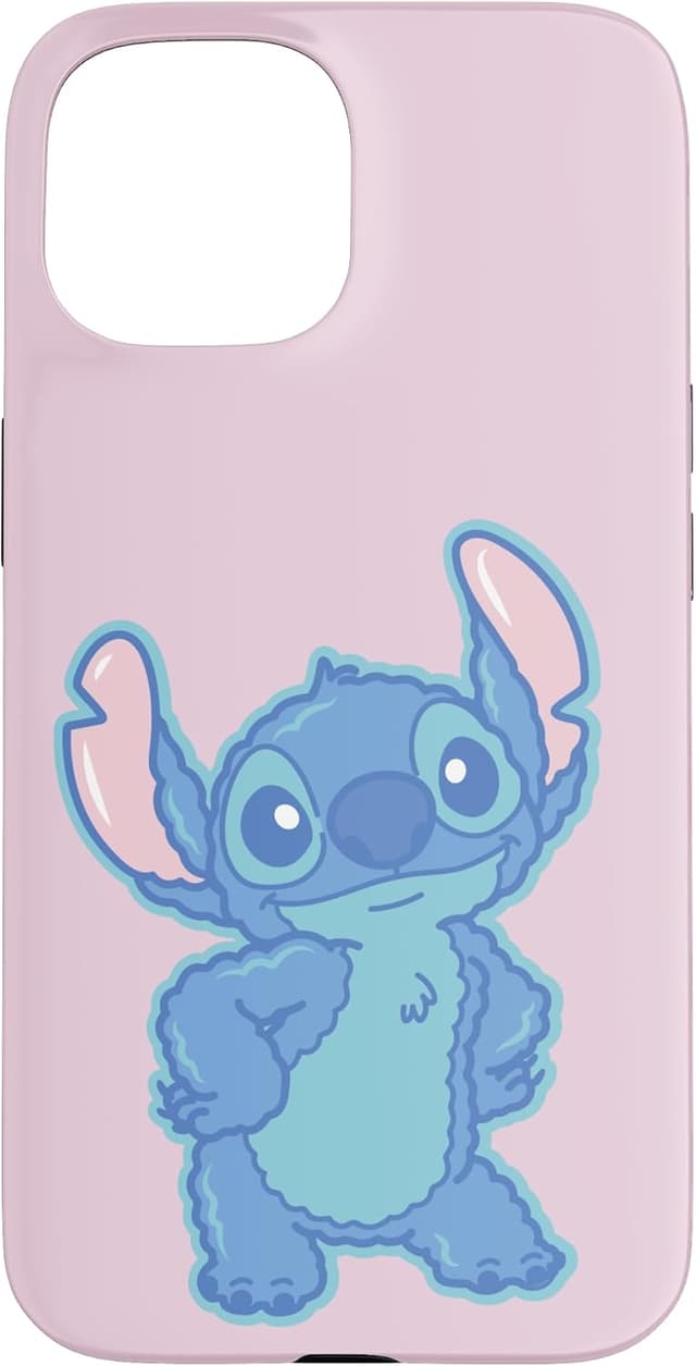 Detalle 1 de Custodia iPhone 14 Lilo & Stitch Fluffy