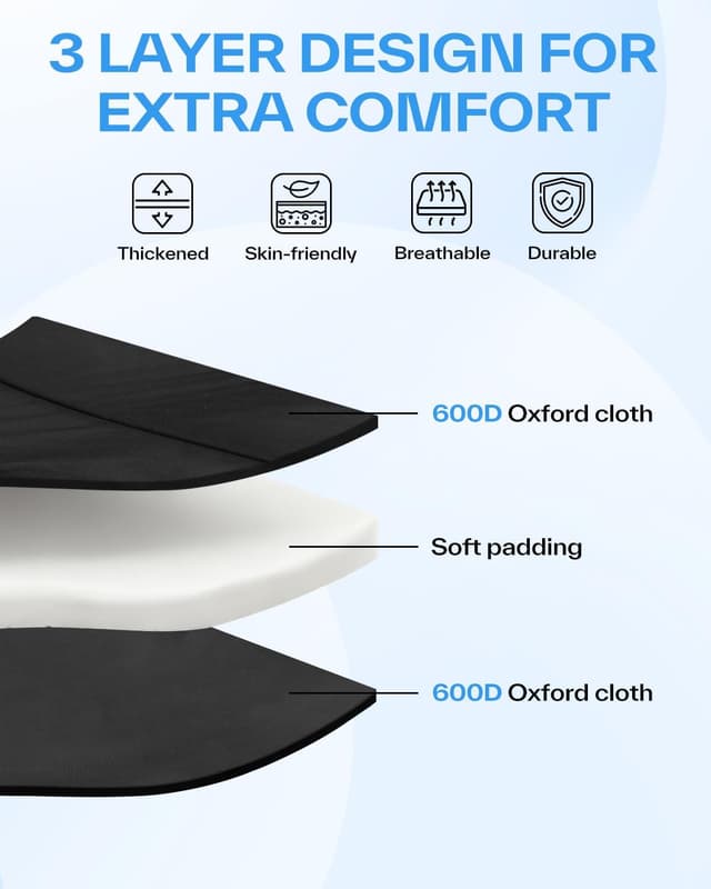 Detalle 2 de Sedia pieghevole da campeggio fino a 160 kg con 3 angoli regolabili, schienale e poggiatesta + borsa