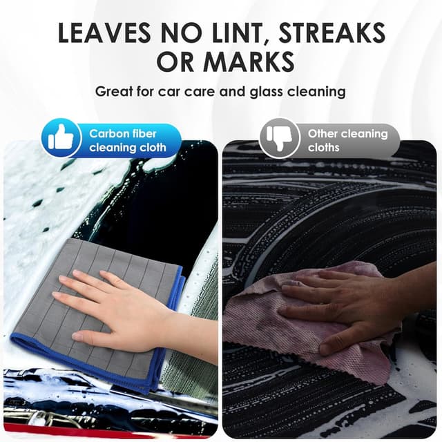 Thumbnail 3 de NEUTYPECHIC 4 Pezzi Panno Magico Vetro 40×40 CM 🧽