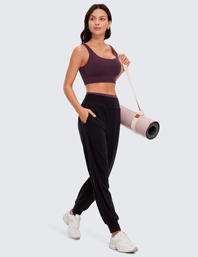 Detalle de CRZ YOGA ButterLuxe U Back Padded Sports Bra (Low Impact Yoga Crop)