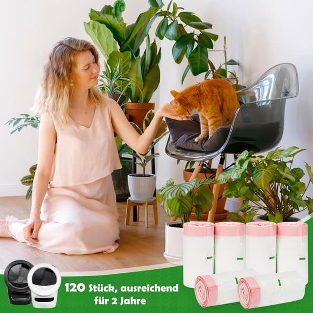 Thumbnail 5 de SZEE Selbstreinigendes Katzenklo Beutel 120 Stück 63,5x40,6cm