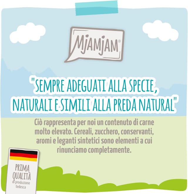 Detalle 2 de MjAMjAM Quetschie cibo umido per gatti 12x125 g