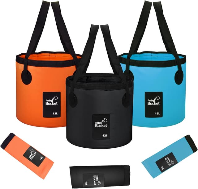 Detalle 2 de iGreely Folding Bucket 20L collapsible camping pail 🪣