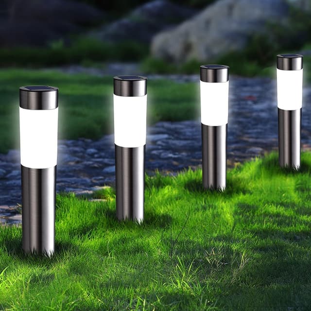 Detalle de Joomer Solar Pathway Lights 4 Pack IP65