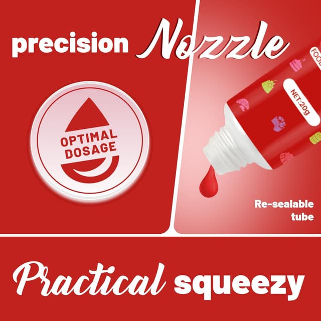 Thumbnail 6 de Colorant Alimentaire Gel 20 g x6 đ§