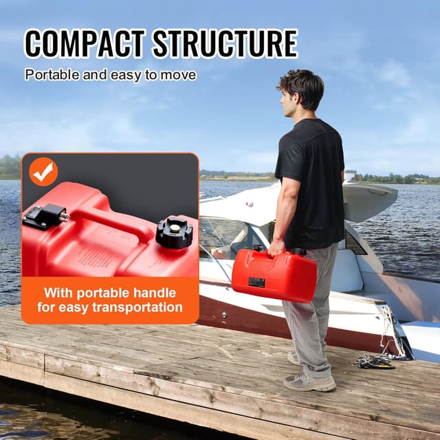 Detalle 2 de VEVOR réservoir carburant marin 12 L