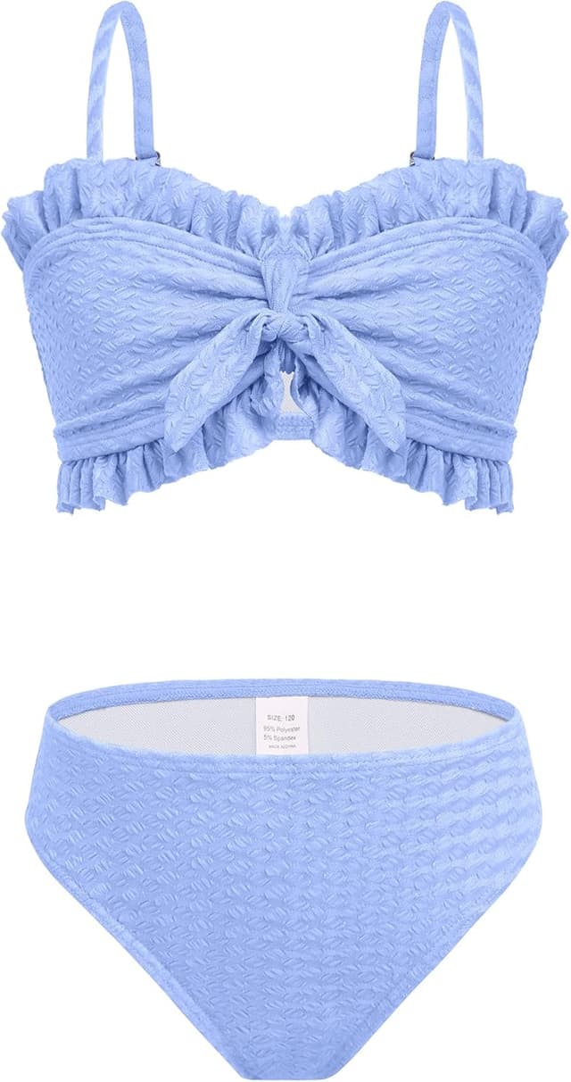 Detalle de Maillot de bain 3 pièces fille 5 à 14 ans