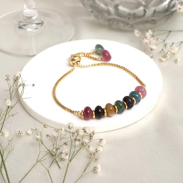 Thumbnail 4 de Gempires Multi Colour Quartz Bolo Bracelet