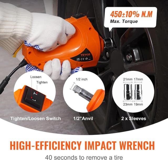 Thumbnail 3 de VEVOR Martinetto Idraulico 5 Tonnellate 12V