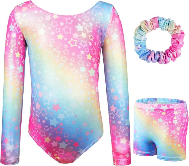 Detalle de AOOWU Gymnastics Leotard for Girls 5-10
