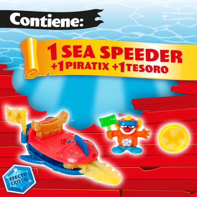 Thumbnail 2 de PIRATIX Adventure World Serie Shark Treasure 12 unidades