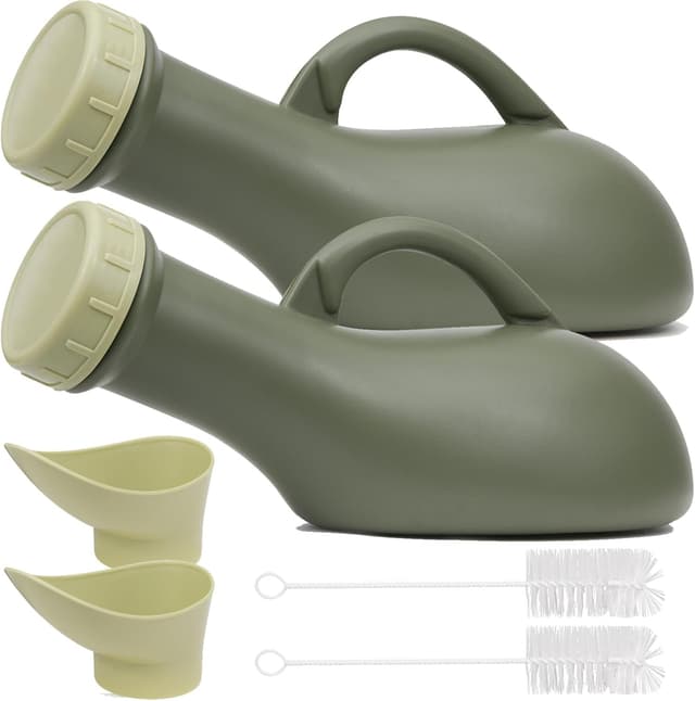 Imagen de Urine Bottles Male 2-pack 1000 ml travel urinal 🚽 en OfertitasTOP