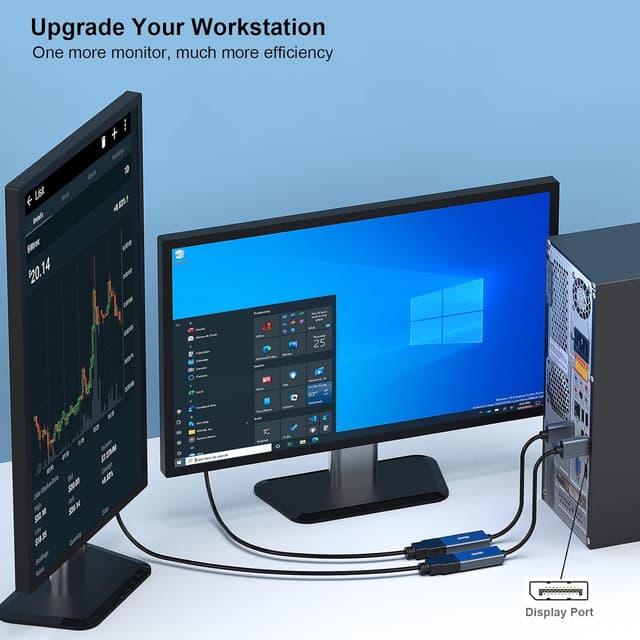 Thumbnail 6 de BENFEI DisplayPort a HDMI 2 cavi 2K 60Hz