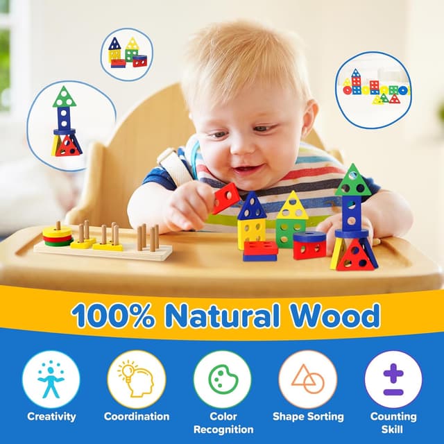 Thumbnail 4 de 6-in-1 Montessori Baby Toy for 6–12 Months