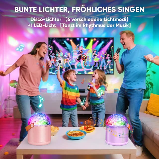 Detalle 2 de Dislocati Karaoke Maschine 6h Laufzeit 🎤