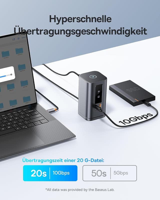 Thumbnail 6 de Baseus Spacemate Docking Station 11-in-1