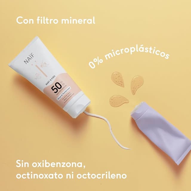 Thumbnail 4 de Naïf Protector Solar Mineral FPS 50 para niños 100 ml
