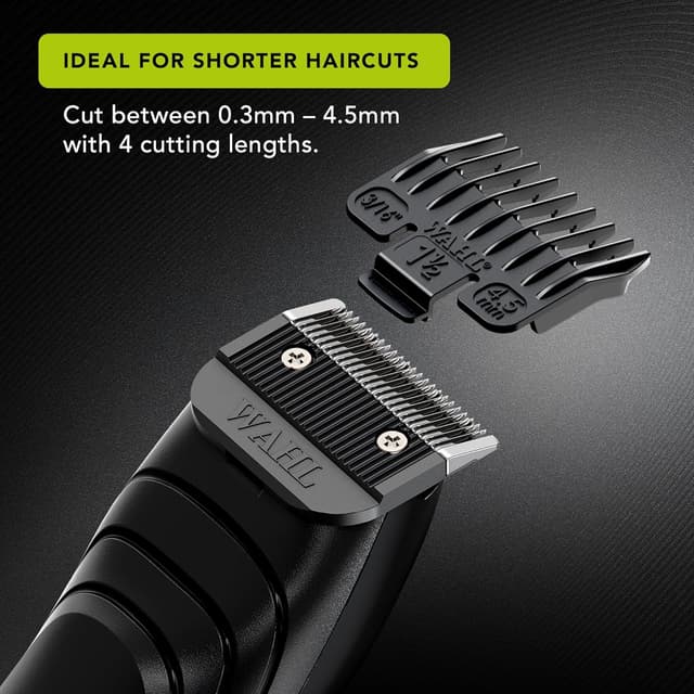 Detalle de Wahl Cordless Close Cut Hair Clipper Kit – Ultra-Close 0.3mm Precision Blades (USB Rechargeable)