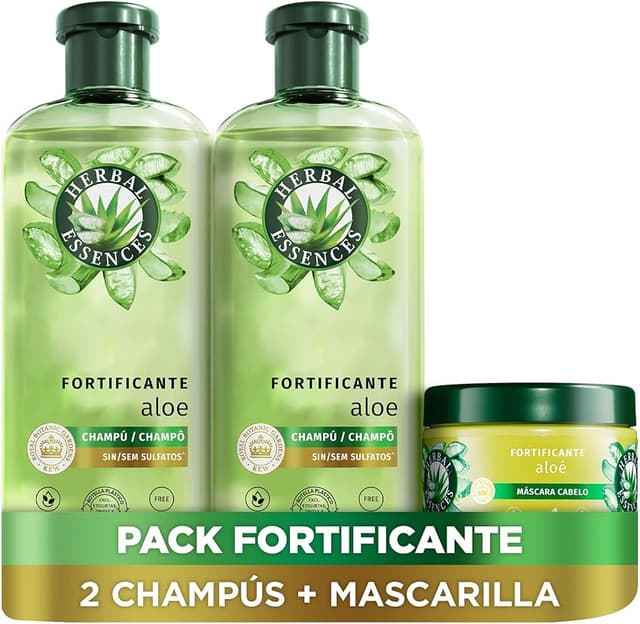 Imagen de Herbal Essences Champú y Mascarilla Aloe 850ml 🌿 Hidratación Profunda en OfertitasTOP