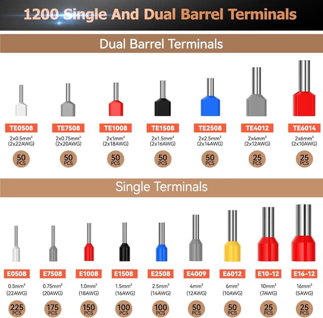 Thumbnail 3 de Pinza Crimpatrice 1200 pezzi 🛠