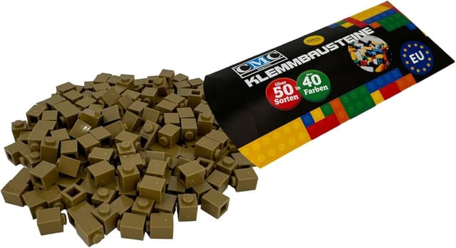 Thumbnail 3 de CMC imports 200 Klemmbausteine 1x1 Purpur