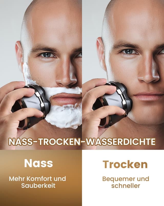 Detalle 2 de JoyKoi Glatzen Rasierer Herren IPX8