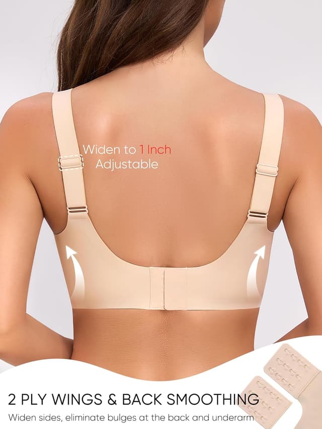 Thumbnail 4 de Gailife Crossover Bras for Women No Underwire Wireless Bralettes